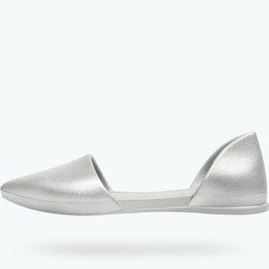 Native d'Orsay Flat Audrey Metallic Silver